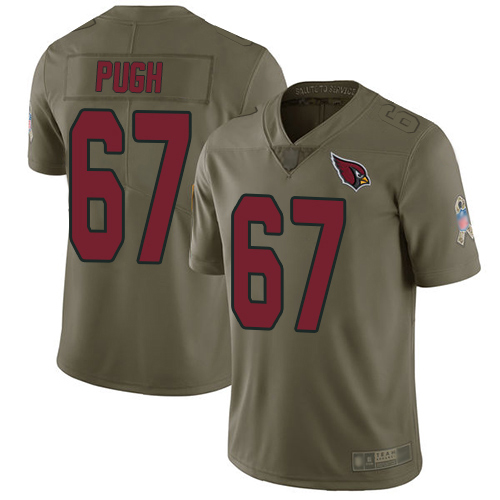 Arizona Cardinals Limited Olive Men Justin Pugh Jersey NFL Football #67 2017 Salute to Service